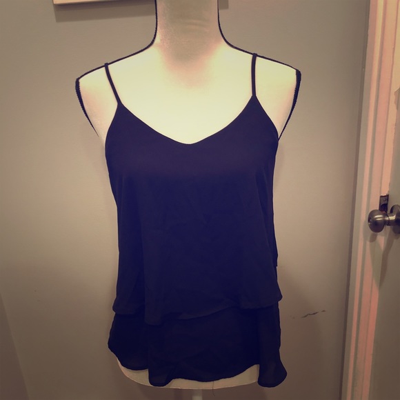 Black flowy tank - Picture 1 of 2
